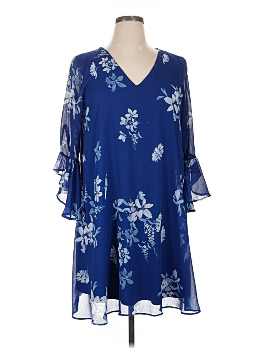 Calvin Klein Navy Blue Floral dress